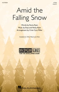 Amid the Falling Snow Two-Part choral sheet music cover